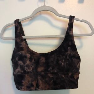 lululemon align reversible bra - light support a/b cup - diamond dye/grey